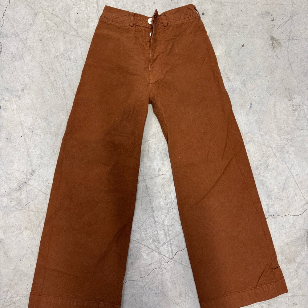 Jesse Kamm Brown Wide-Leg Pants